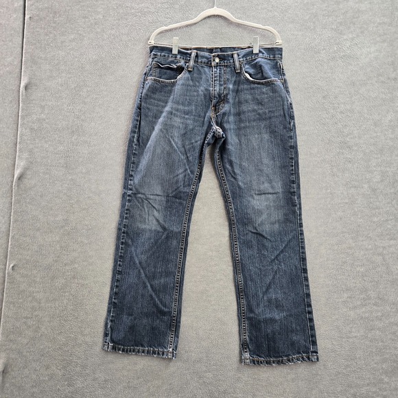 Levi's 559 Men Jeans 32x30 Blue Denim Relaxed Straight Fit Pockets Mid Rise - Picture 1 of 13